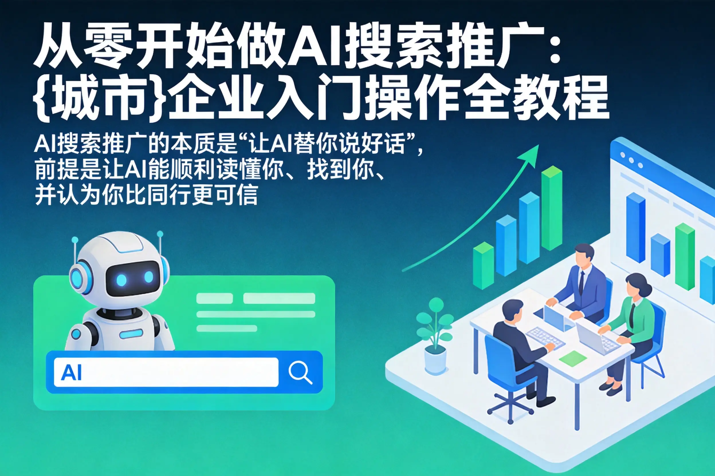 从零开始做AI搜索推广:辽源企业入门操作全教程