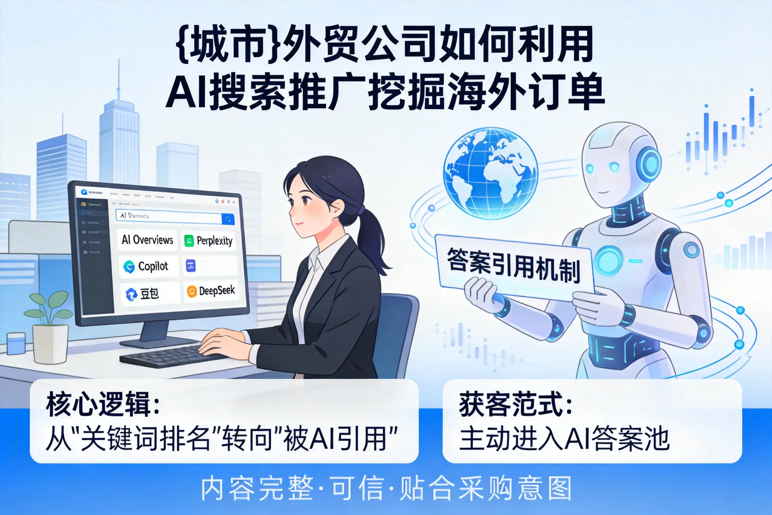 辽源外贸公司如何利用AI搜索推广挖掘海外订单