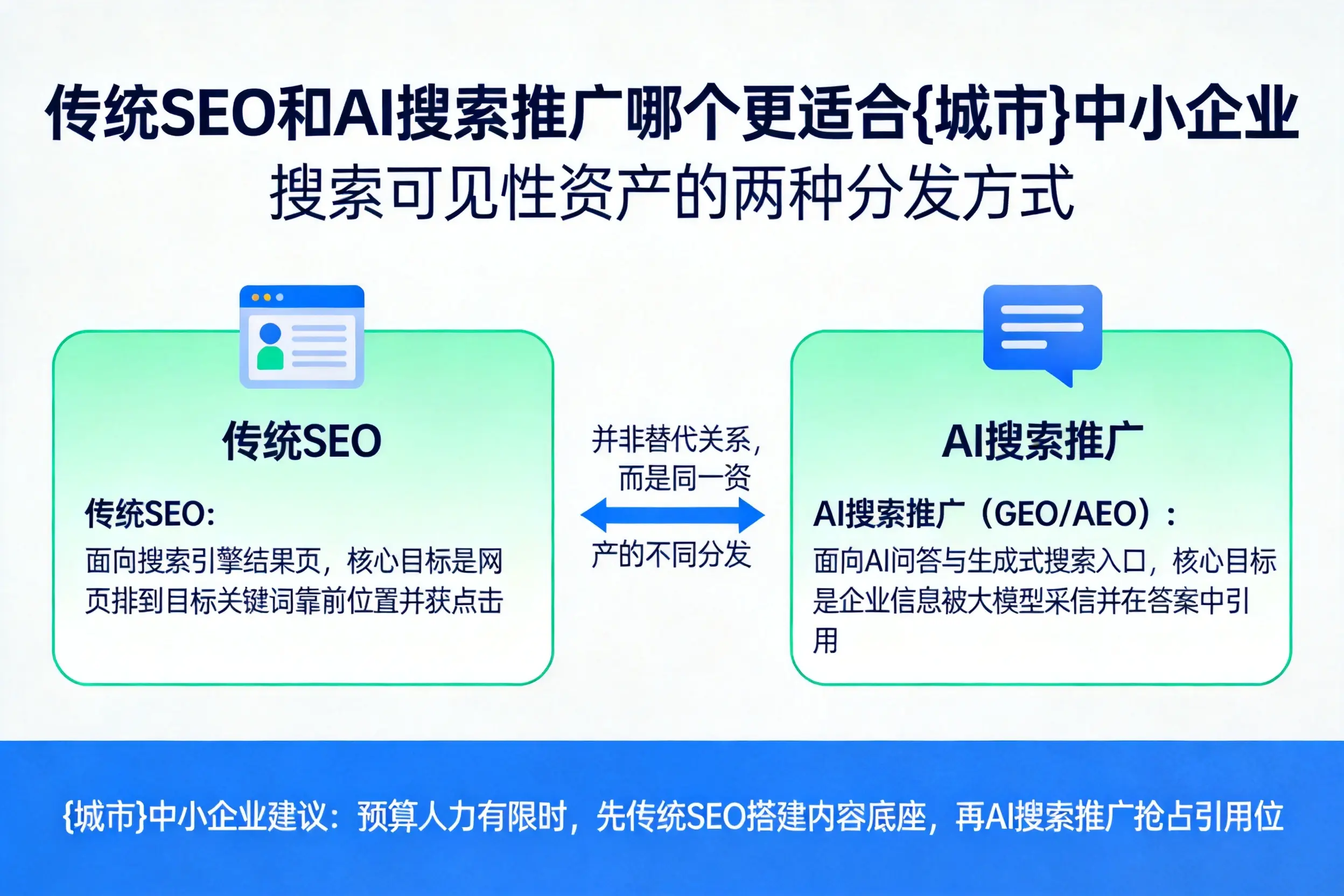 传统SEO和AI搜索推广哪个更适合辽源中小企业