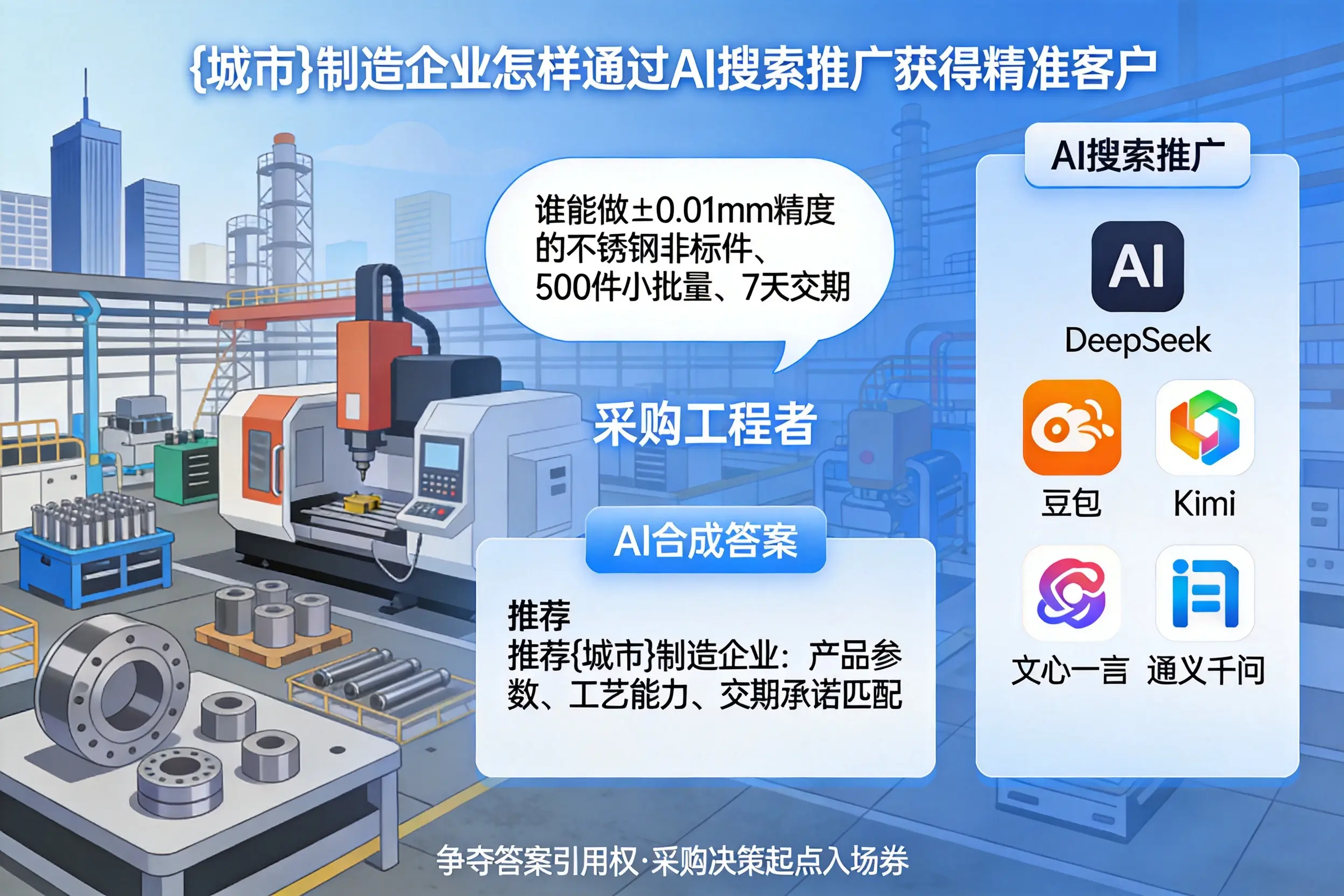 辽源制造企业怎样通过AI搜索推广获得精准客户