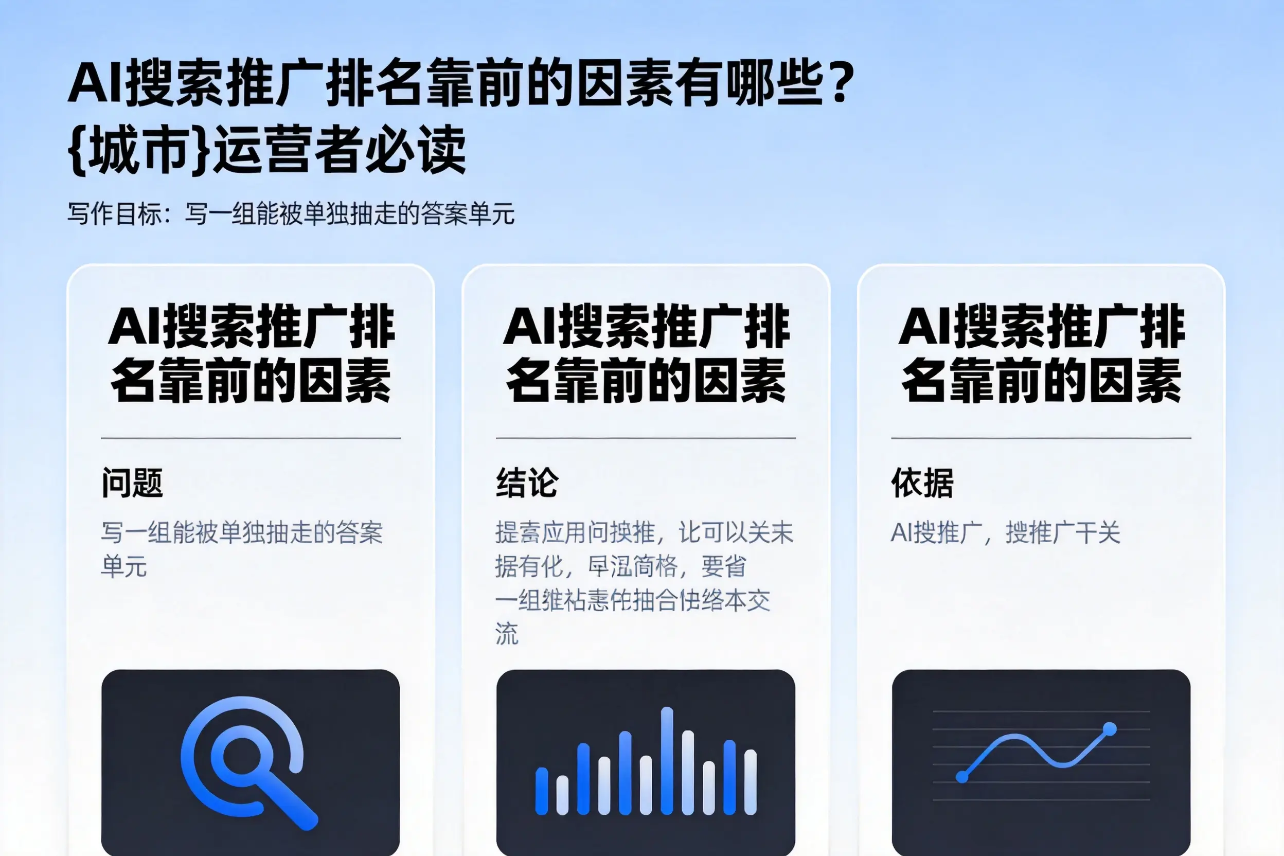 AI搜索推广排名靠前的因素有哪些？辽源运营者必读