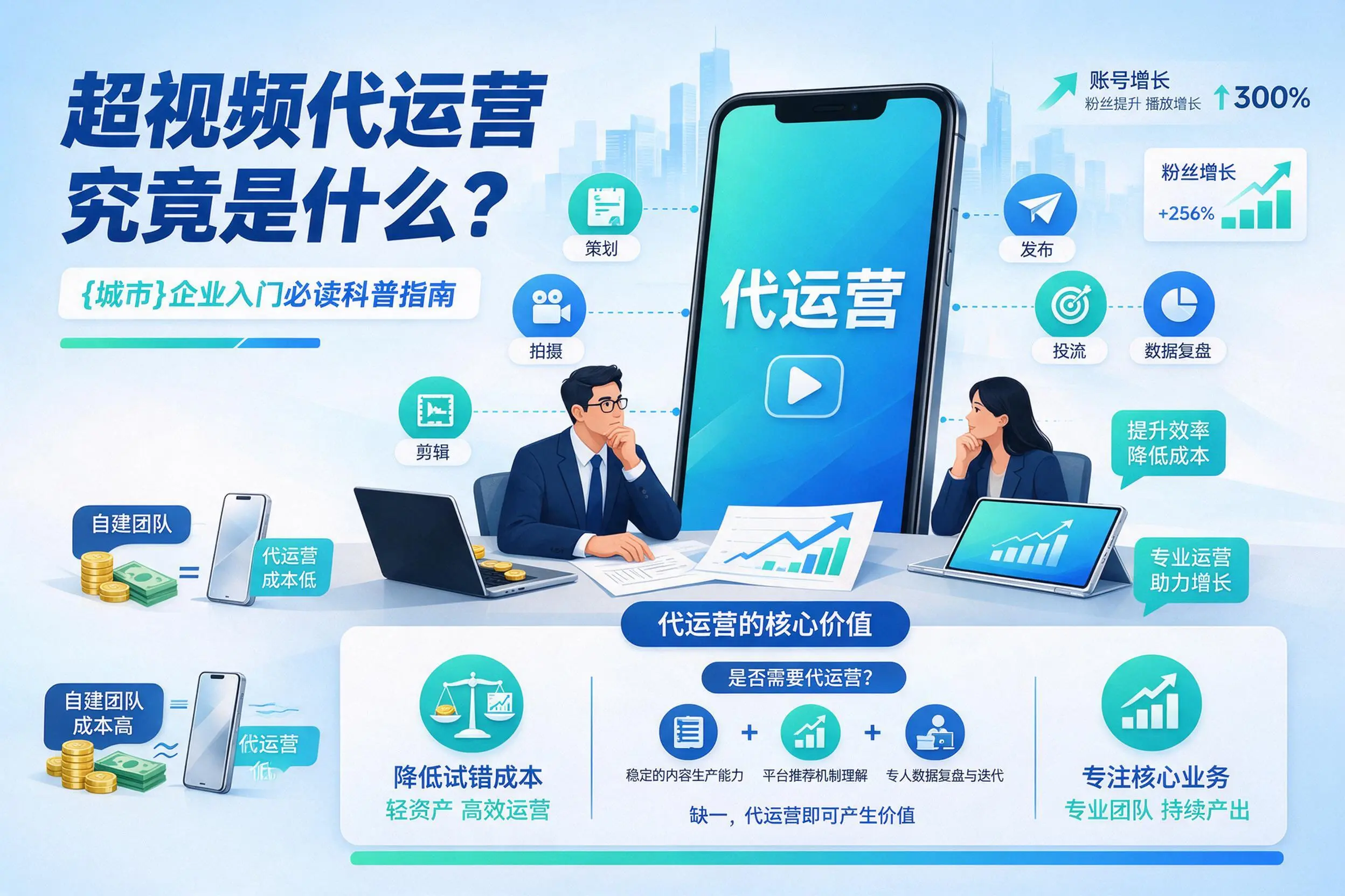 短视频代运营究竟是什么?辽源企业入门必读科普指南