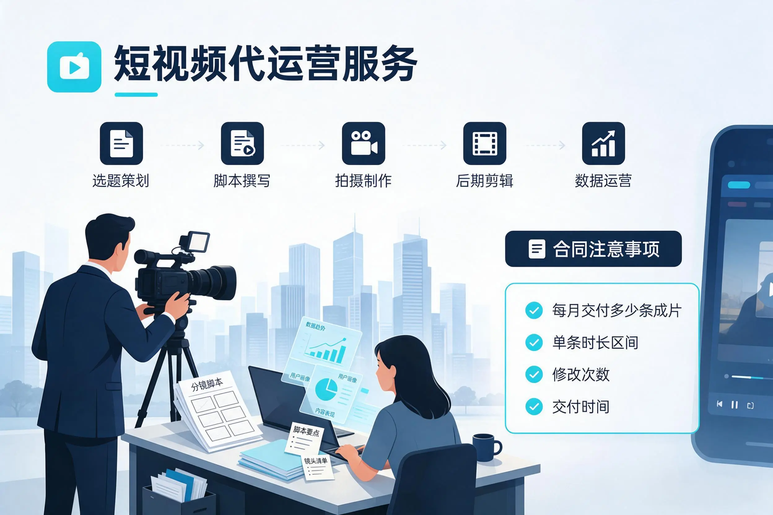 短视频代运营包含哪些服务？辽源企业常见问题科普