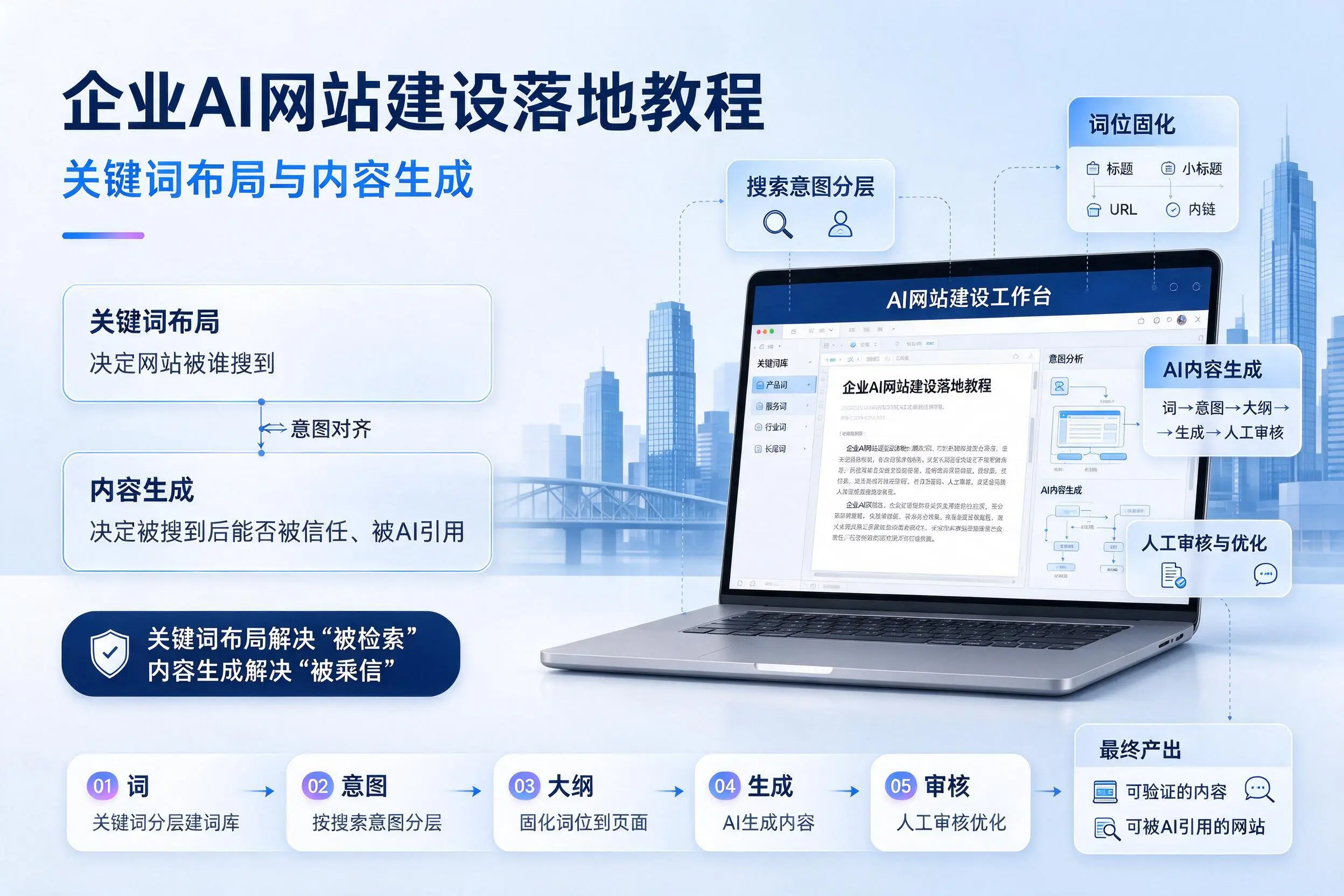 辽源企业AI网站建设落地教程：关键词布局与内容生成